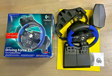 VOLANTE CON PEDALIERA X PS2/PC - Logitech Driving Force EX