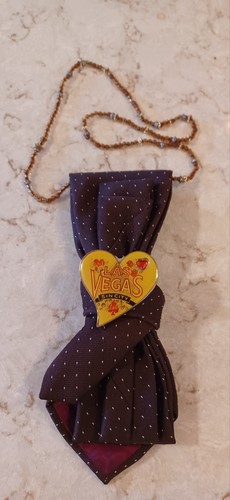 Collana cravatta artigianale - cravatta,