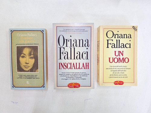 Tre libri oriana - libri, di