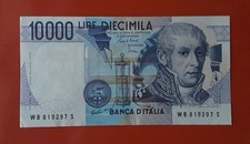 BANCONOTA 10000 LIRE VOLTA