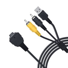 Cavo di ricarica sincronizzazione dati USB AV per Sony VMC-MD1 DSC-W70 H9 DSC-W120 W90 T700 P150