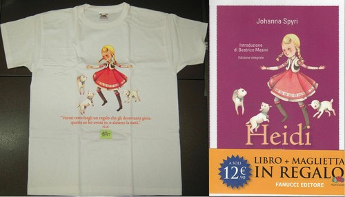 Heidi libro con maglietta - heidi:,