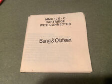 Bang & Olufsen MMC 10E cartuccia phono documenti