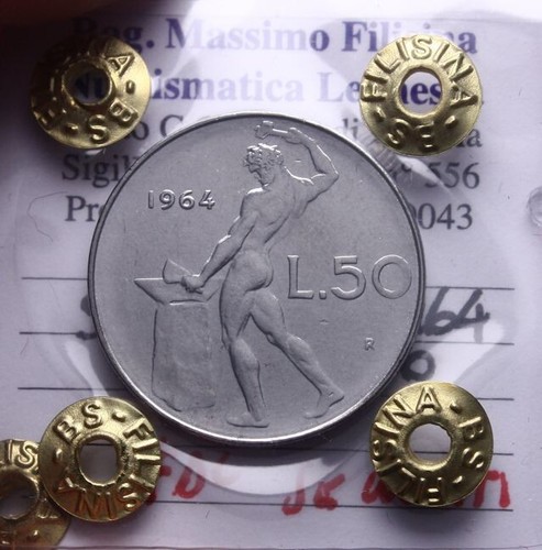 Italia repubblica 50 lire - repubblica,