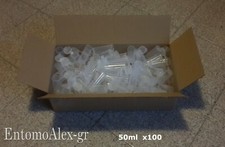 provette plastica PP 50ml x100