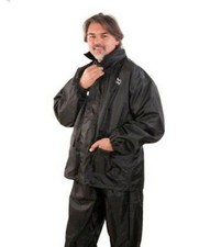 Tuta antipioggia per moto e scooter completa giacca + panatalone Nylon/PVC
