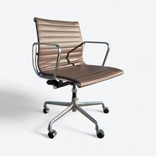 Sedia Herman Miller Eames EA335 marrone originale scrivania alluminio