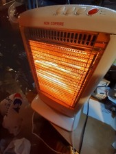 Sirge Stufa Alogena Oscillante 1200 Watt Bianca Come Nuova Disp. Antiribaltament