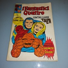 I FANTASTICI QUATTRO 4 editoriale corno N.1 CONTRO L' UOMO TALPA originale 1971