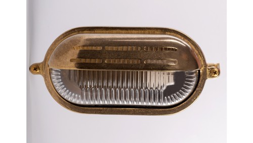 Lampada ottone ovale 46 - ottone,