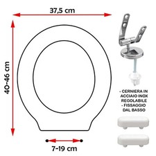 SEDILE COPRIWATER COMPATIBILE GLOBO PAESTUM BIANCO