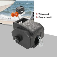 Verricello elettrico barca 12V 2000LBS portatile wireless telecomando verricello