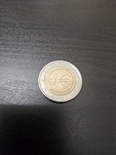 moneta da 2 euro rara Belgio Emu 1999/2009 