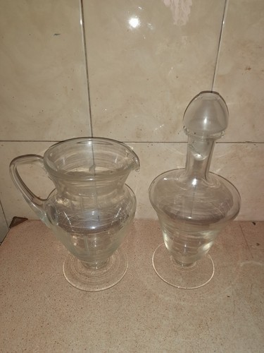 Bottiglia caraffa vetro - caraffa, in