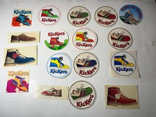 LOTTO ADESIVO STICKER AUTOCOLLANT KICKERS ORIGINALI ANNI 70