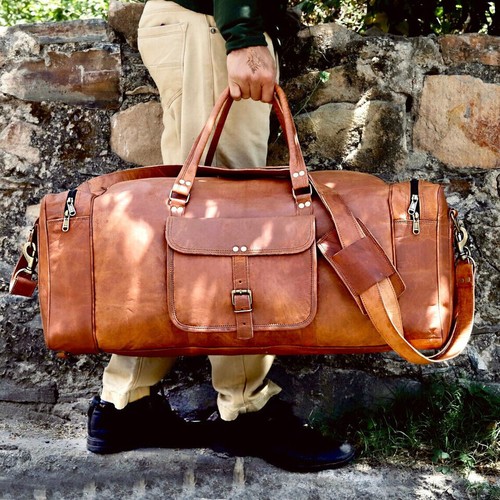 Borsa pelle viaggio - borsa,