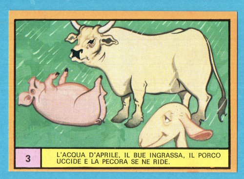 Proverbi edis 1969 figurina - proverbi-edis, 1969-figurina