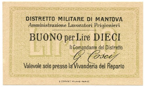 Lire non emesso distretto - 5,
