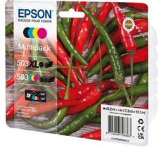 ORIGINAL Epson Multipack nero / ciano / magenta / giallo C13T09R94010 503XL+503 