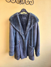 Giaccone montone blu