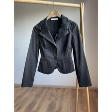 Blazer donna Prada cotone nylon patch floreale taglia IT 42