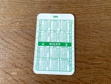 Calendario Rolex Calendar 1985