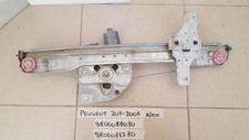9806088080 CREMAGLIERA ALZA VETRI ANTERIORE DESTRA PEUGEOT 208 2008 ELETT.
