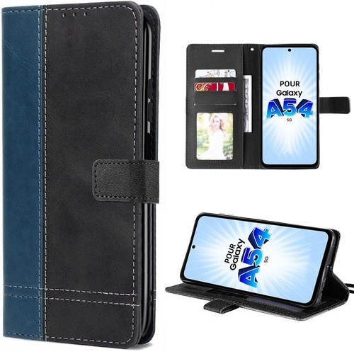 Coque effet cuir pour samsung - pour,
