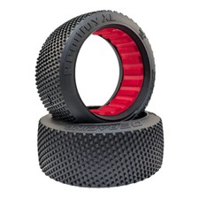 Pneumatici DE Racing Prodigy XL Buggy scala 1/8 D40 composti con inserti DER-PX8-D40