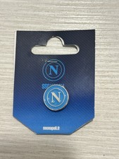 Spilla Giacca Ufficiale Ssc Napoli In Metallo Smaltato Logo Nuovo Originale