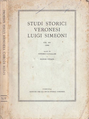 Studi storici veronesi - , luigi