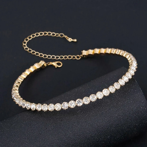 Collana girocollo tennis - , oro