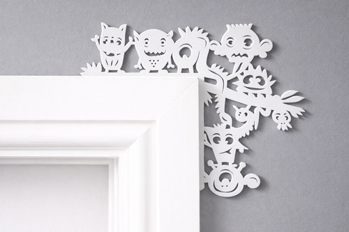 Decorazione angolare porta