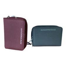 MANDARINA DUCK PORTAFOGLI DONNA MEDIO 8 CARD + PORTA SPICCI ESTERNO Colors QMPN8