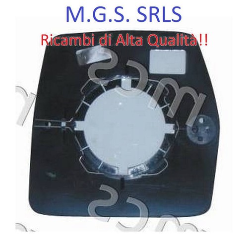 Piastra con specchio curvo