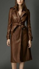 Trench cappotto donna marrone