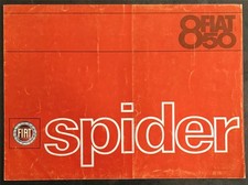 Brochure vendita auto FIAT 850 SPIDER non datata #2258 TESTO FRANCESE