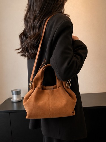 Borsa donna marrone tracolla - borsa,