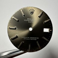 Rolex DATE 34mm Rare Grey vintage dial steel 1500 1501