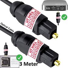 Cavo ottico audio digitale 3 m TV su soundbar Arcam rDAC asincrono DAC