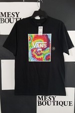 T-shirt Vans bambino ragazzo con scatola stampa nera taglia XL 14 ANNI