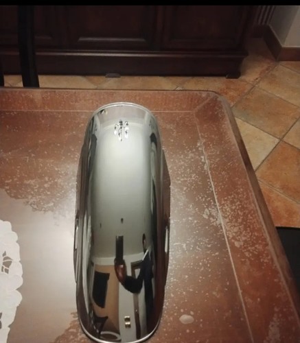 Parafango cromato per moto