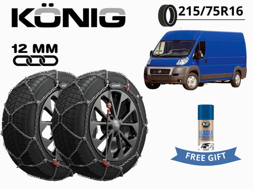 Catene neve konig 12mm - da,