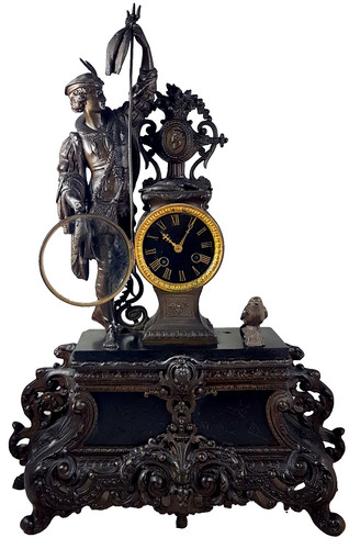 Antico orologio camino - da,