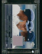 Derek Jeter Upper Deck New York Yankees Maglia Indossata Jersey Fusion Baseball