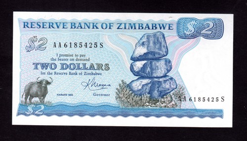 Zimbabwe 1983 banconota 2 - zimbabwe,
