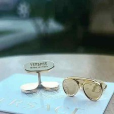 Versace Gold Tone CuffLinks