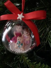 PALLA DI NATALE TRASPARENTE