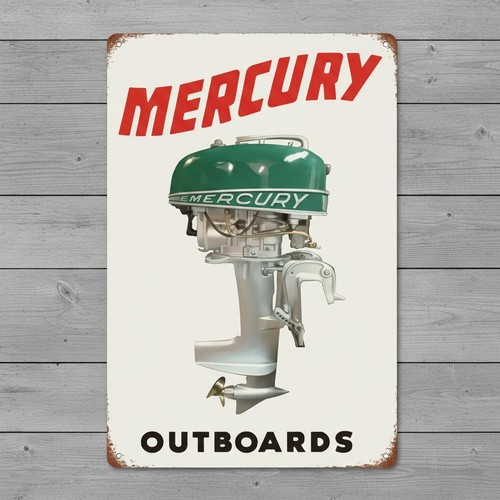 Insegna mercury fuoribordo - mercury,
