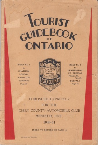 Tourist guidebook ontario - guidebook,